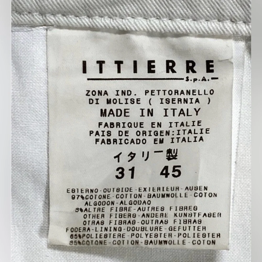 🛑 1 hour sale. Dolce & Gabbana, size 31 EU (US 10/12), White Crop Jeans - Picture 6 of 10